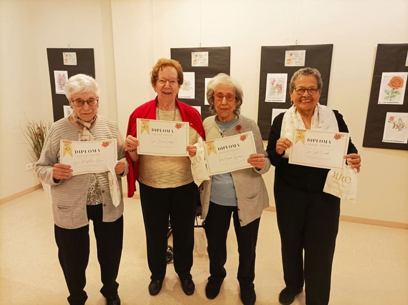 Ganadoras del concurso de dibujo del día de Sant Jordi