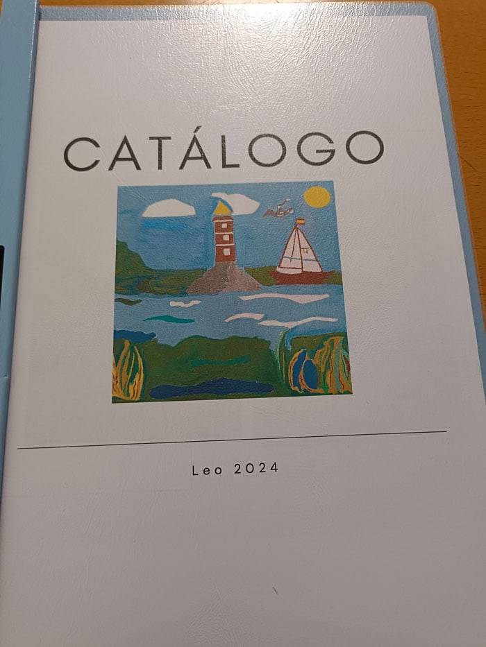 Imagen de portada del catálogo de cuadros al óleo de Leo