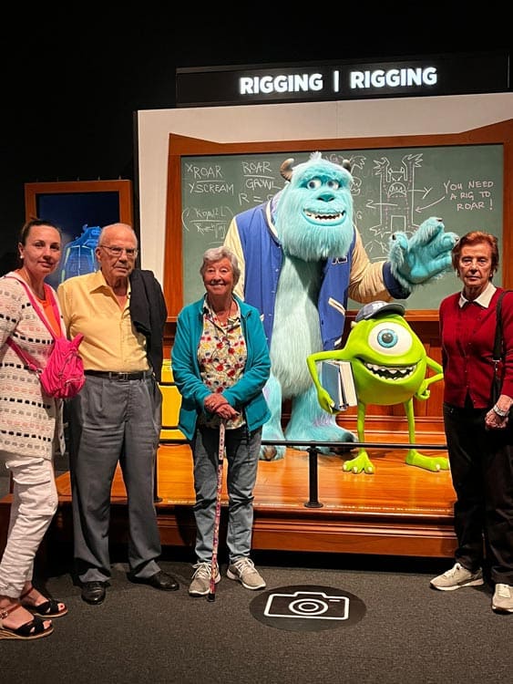 Visita a la exposición Mundo Pixar