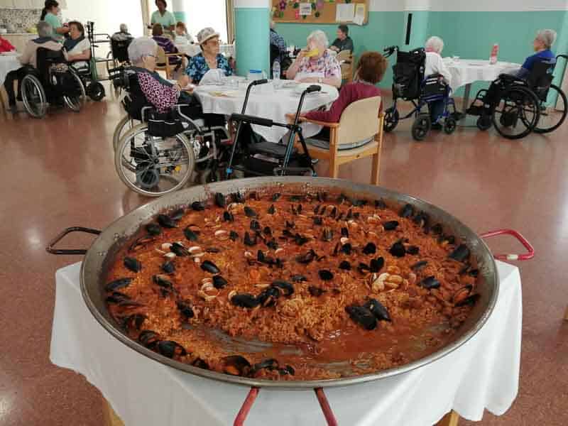 Imagen final de la paella antes de ser degustada