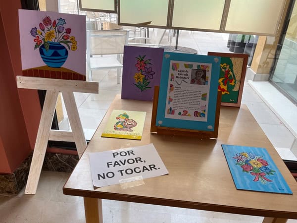 En la exposición de Leo se incluyeron diferentes piezas