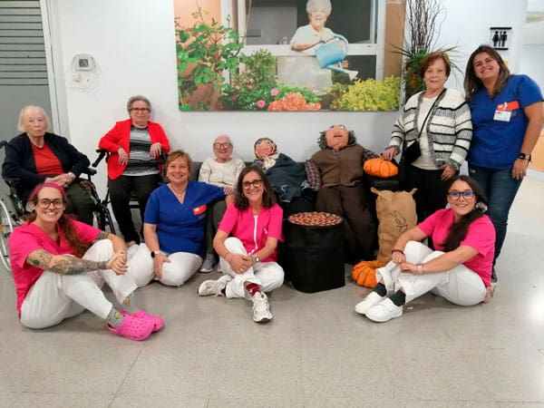 Decoración de castañada en Sant Boi-Benviure