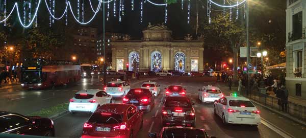 Visita al centro de Madrid para ver las luces