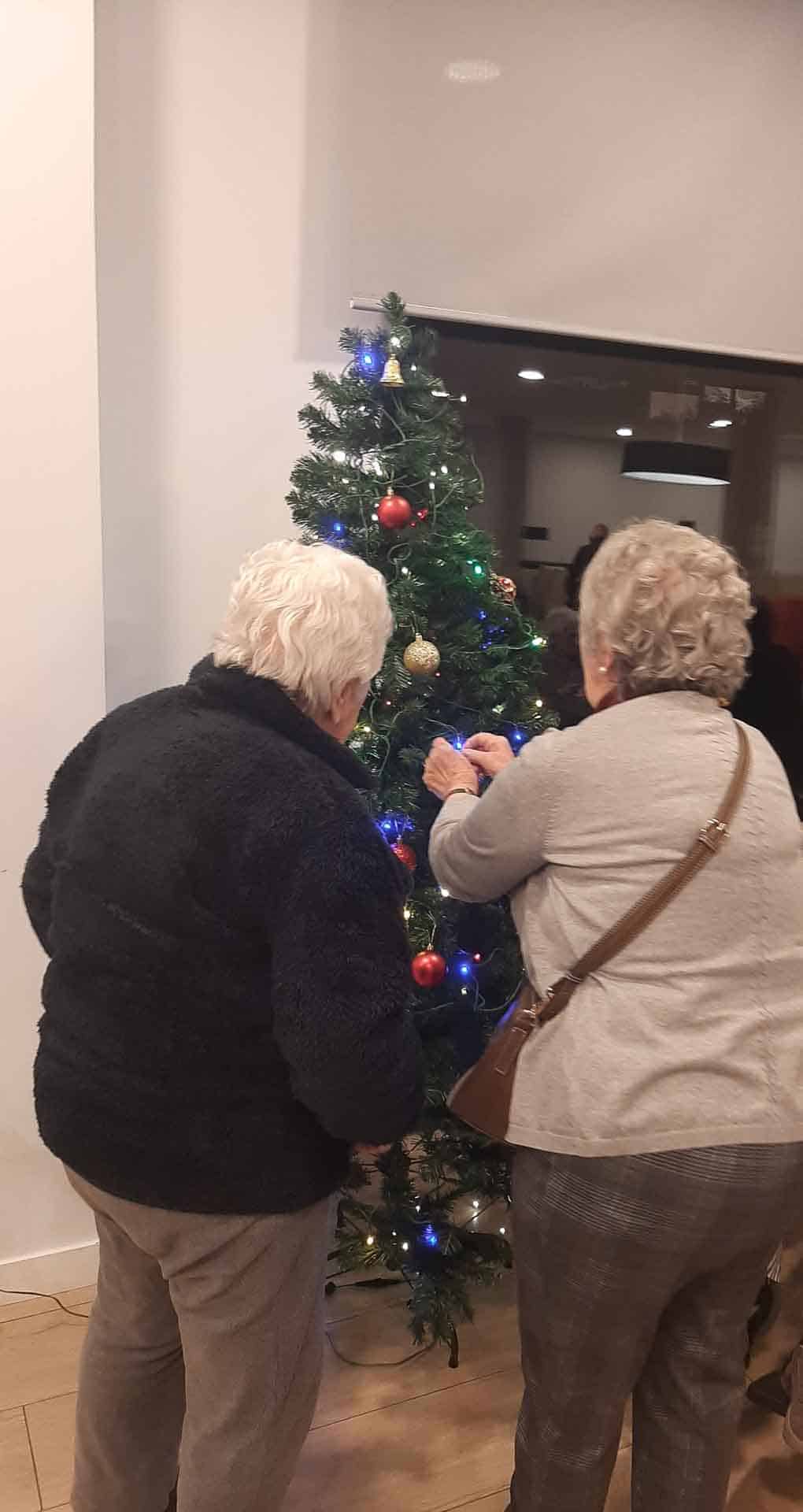 Decoración de la residencia por Navidad