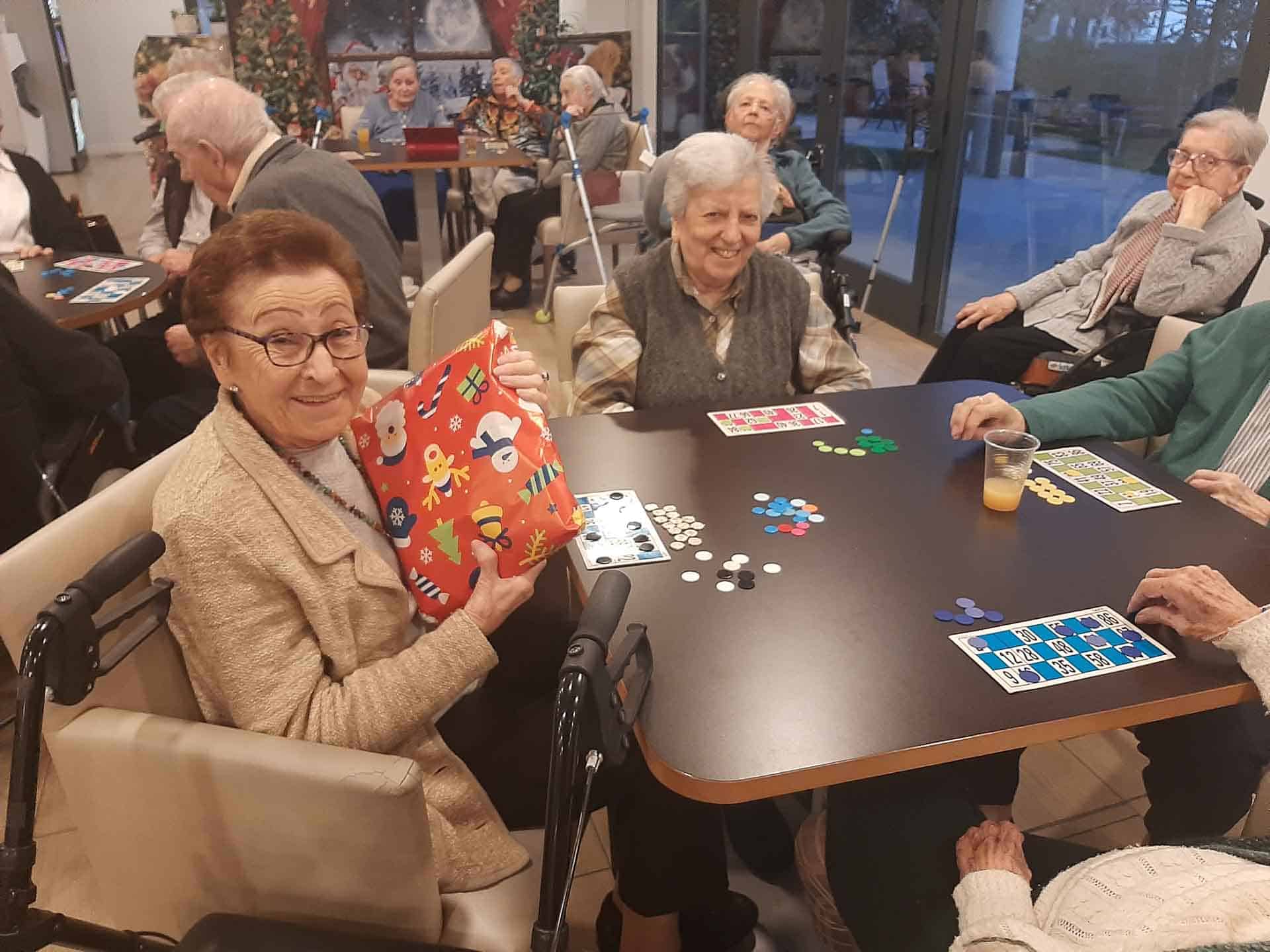 Sesión de bongo navideño