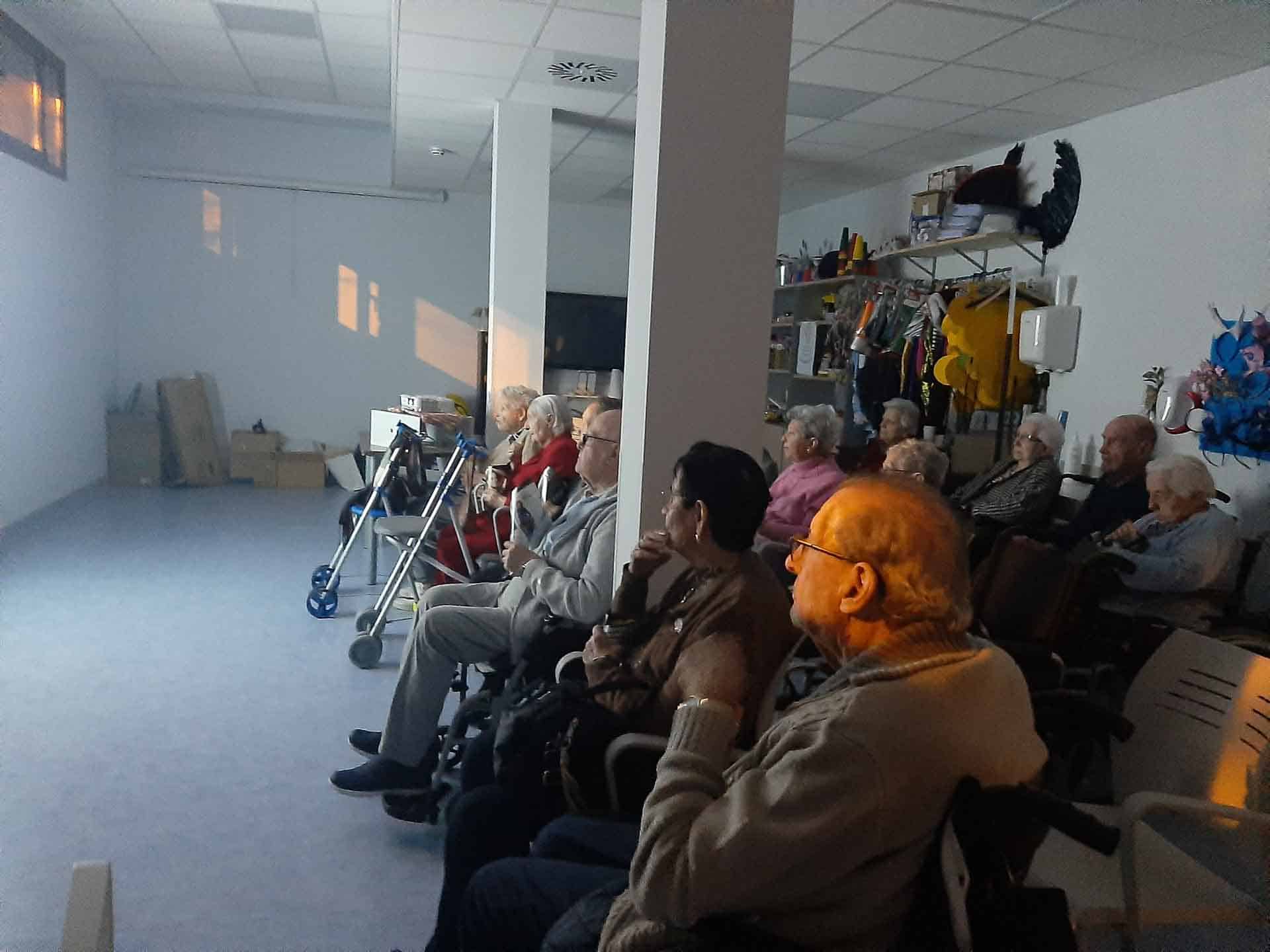 Sesión de cine navideño