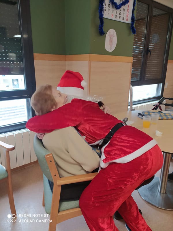 Visita de Papá Noel a Riosol