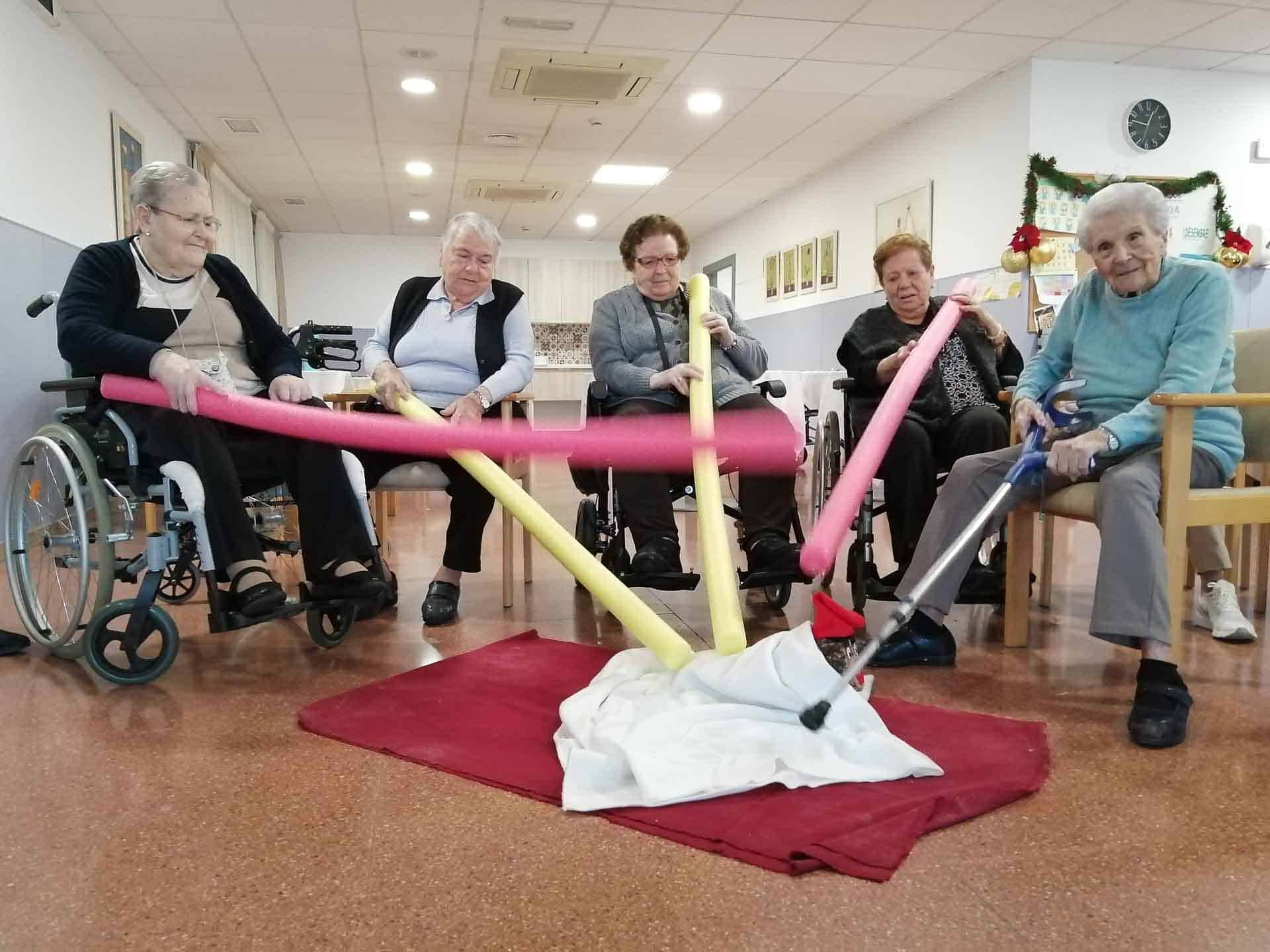 Los residentes hacen cagar el tió