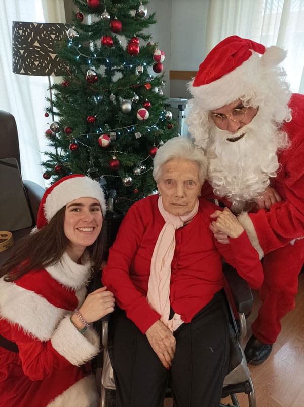 Visita de Papá y Mamá Noel