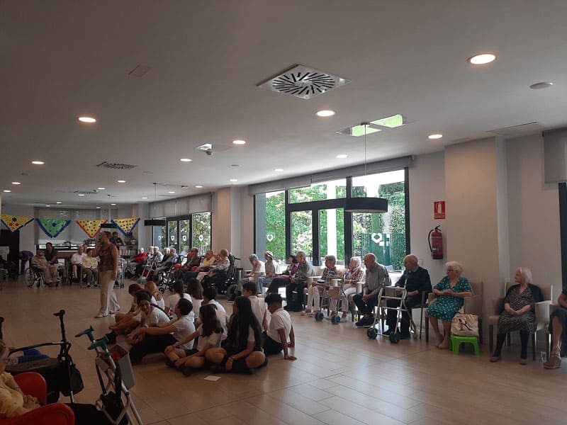 Otra imagen del fin de curso celebrado en la residencia