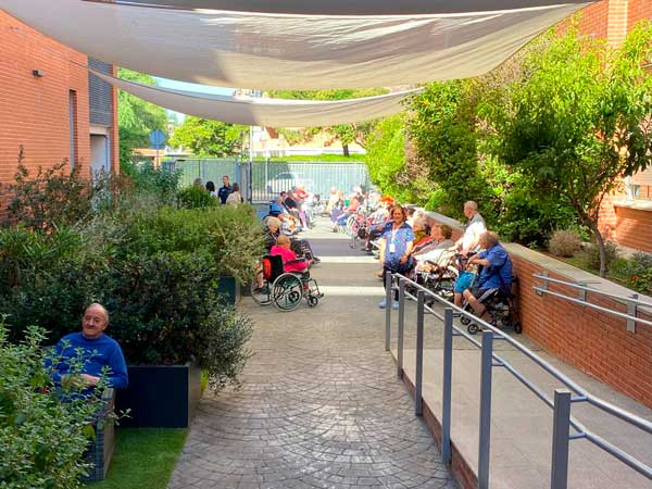 Actividad en el jardín