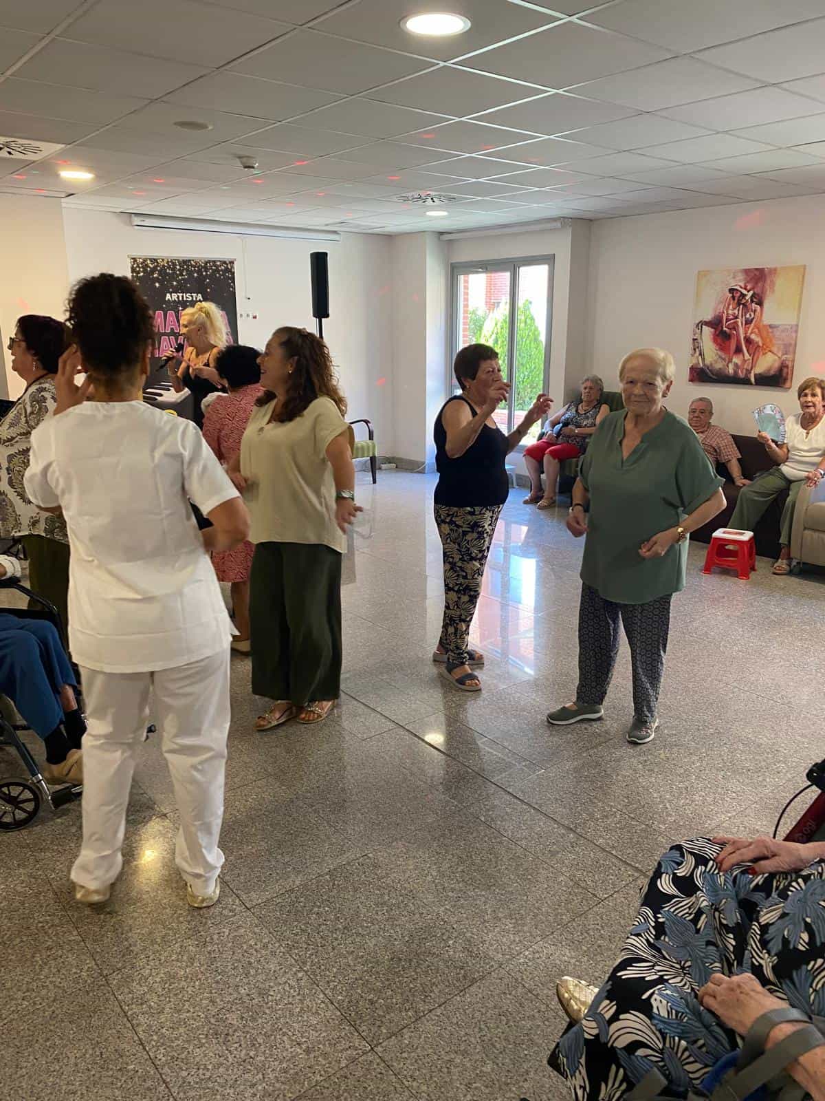 Concierto de la cantante Marena en la residencia