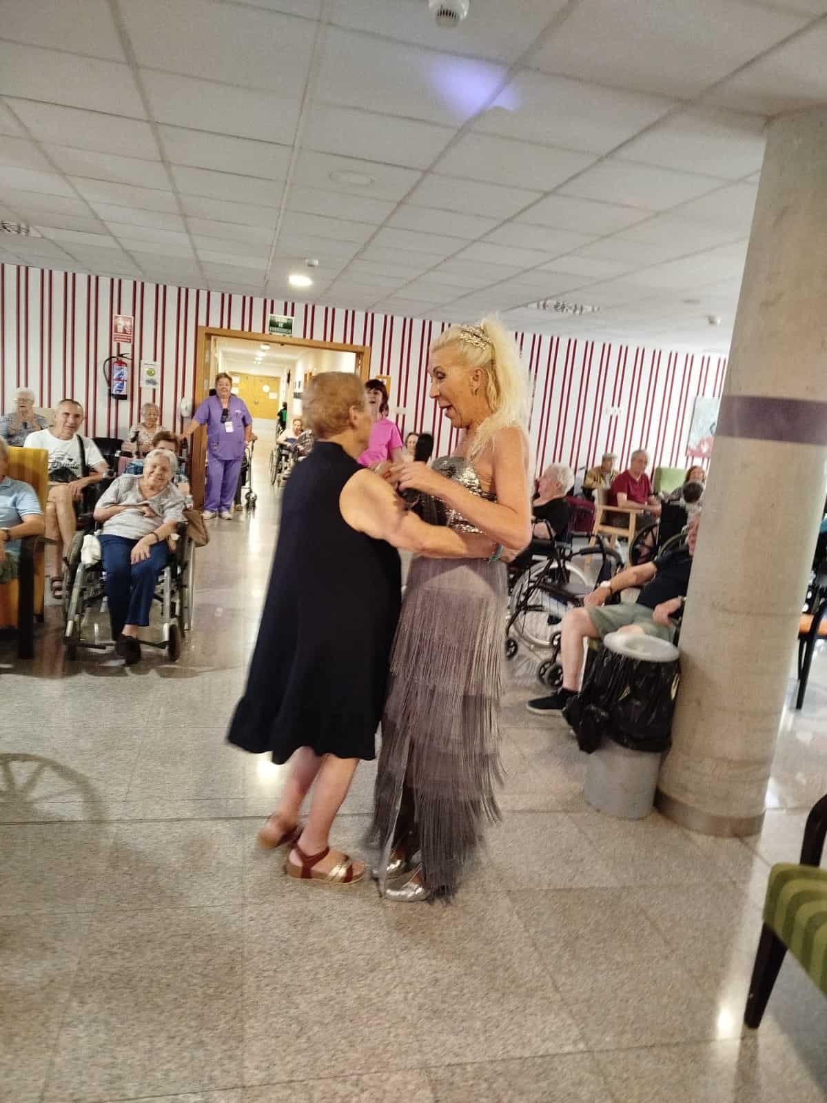 Imagen del comedor durante un concierto en el mes de agosto