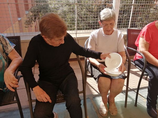 Juegos de agua en el patio