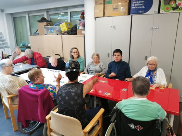 Visita de los alumnos de Camps Blancs