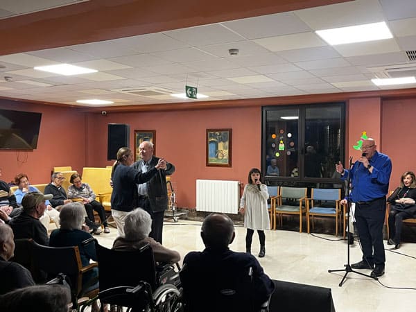 Durante la Navidad también hubo actuaciones de música