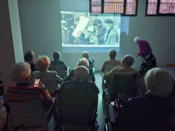Sesión de cine navideño