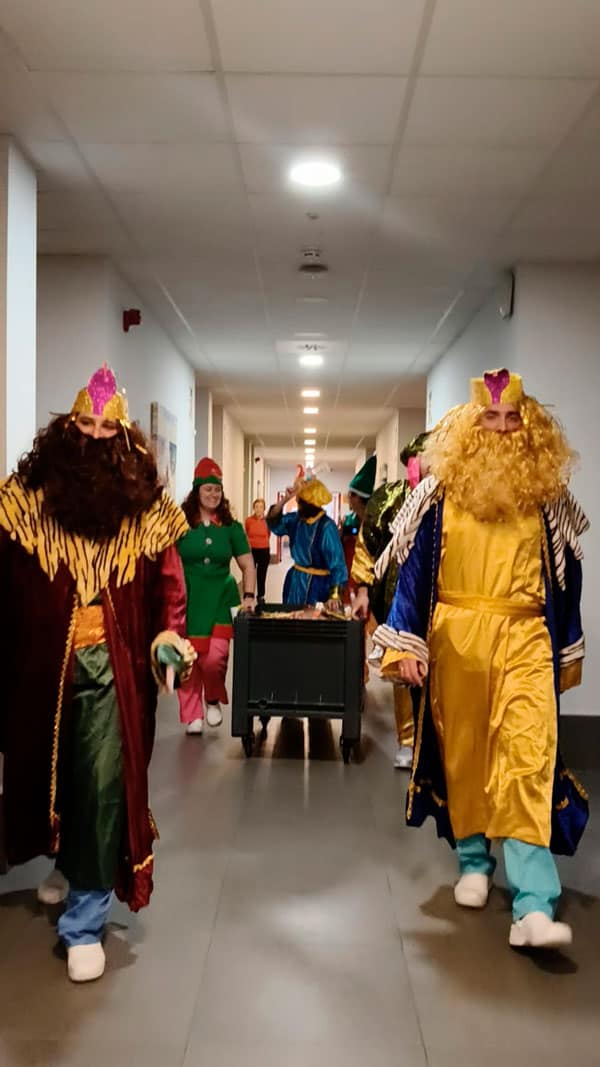 Los Reyes de Oriente pasean por el pasillo de Madrid-Edalia