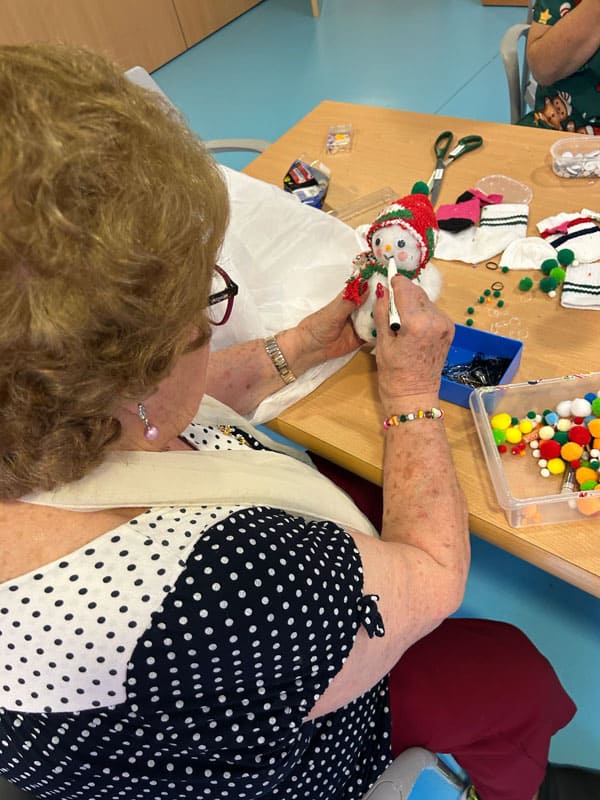 Taller de manualidades navideñas