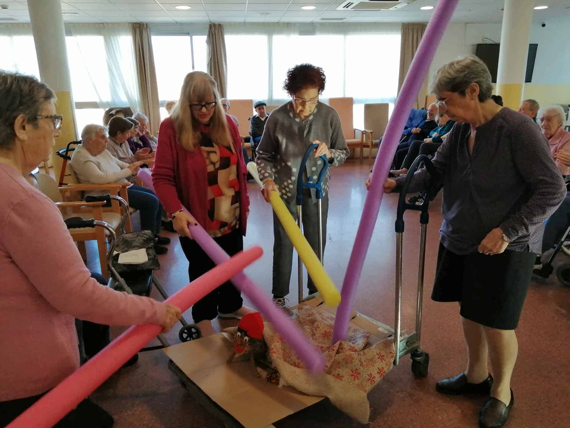 Tió de Navidad en Sant Boi Benviure