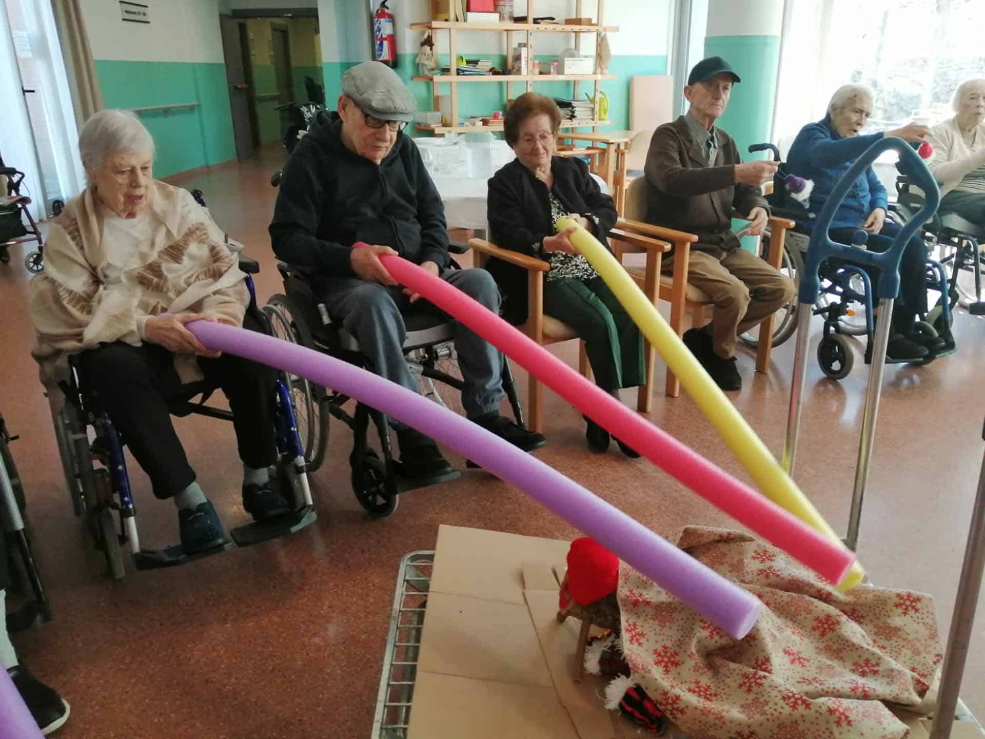 Los residentes cantan canciones tradicionales durante el cagatió