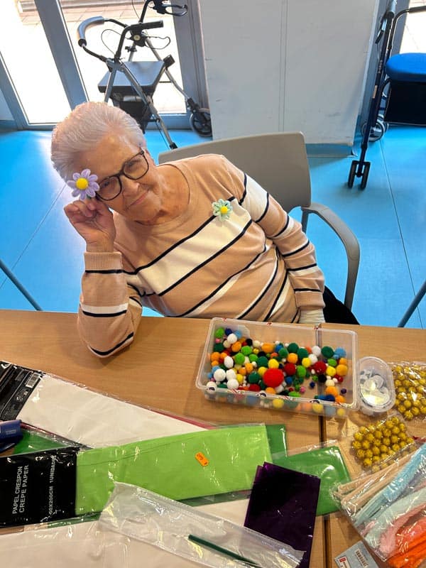 Elaboración de flores artesanales