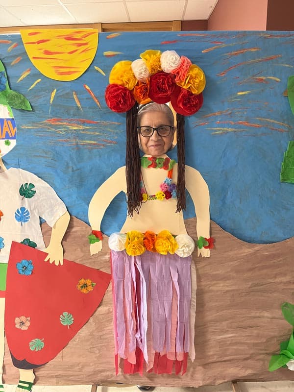 Los residentes realizaron un photocall por Carnaval