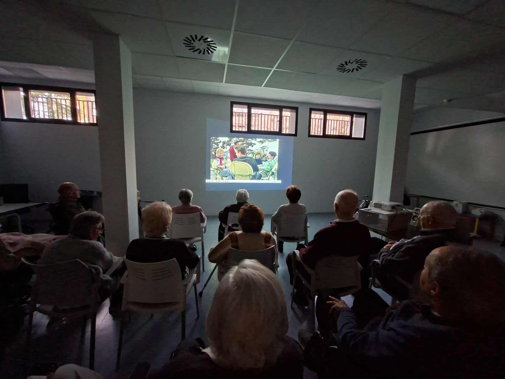 Vista de la sala en una nueva jornada de cinefórum