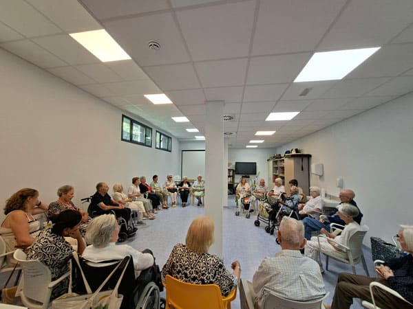 Imagen de los residentes durante el Encuentro Pastoral