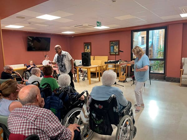 Pregón de las fiestas de Valladolid en la residencia