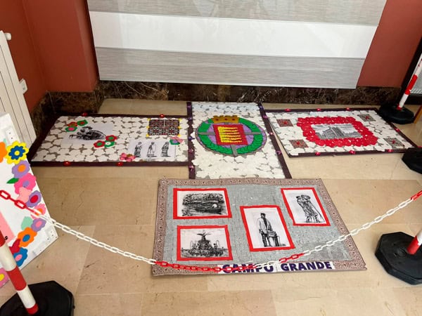 Decoración del centro por las fiestas